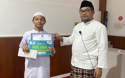 Penyerahan Hadiah Lomba Hafalan Al-Qur’an Milad Hidayatullah ke-50